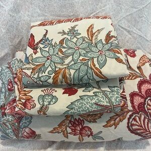 Pottery Barn duvet cover king palampore botanical